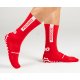 Meia De Futebol Antiderrapante Pro Socks UltraGrip Vermelho